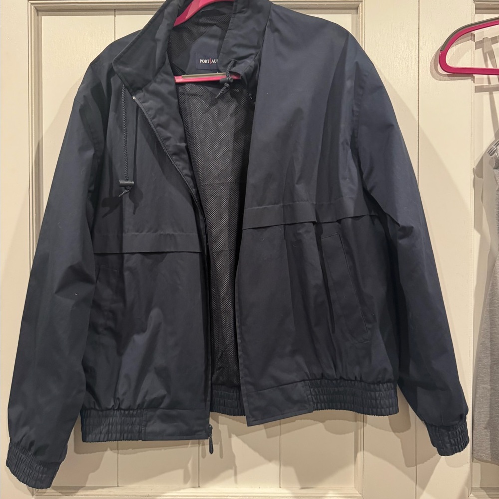 Port Authority Men's Navy Windbreaker